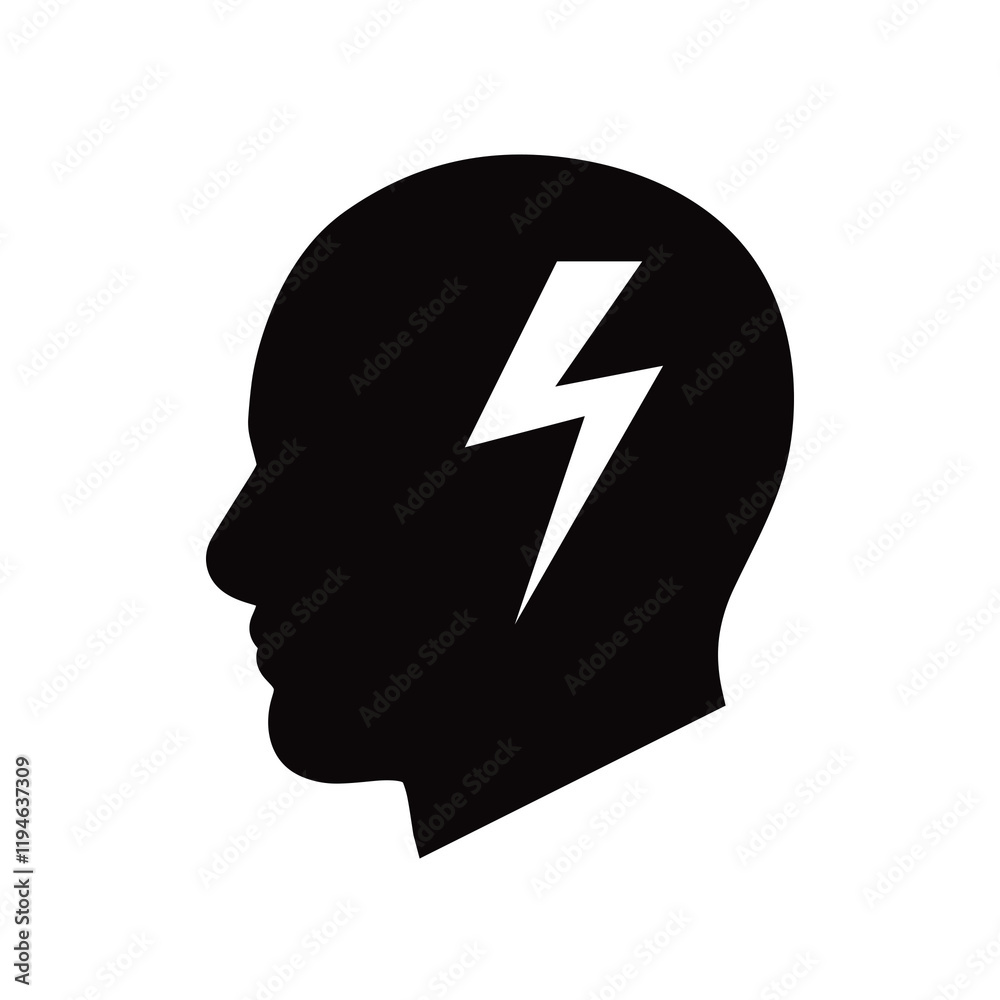 Brainstorming Icon on transparent background