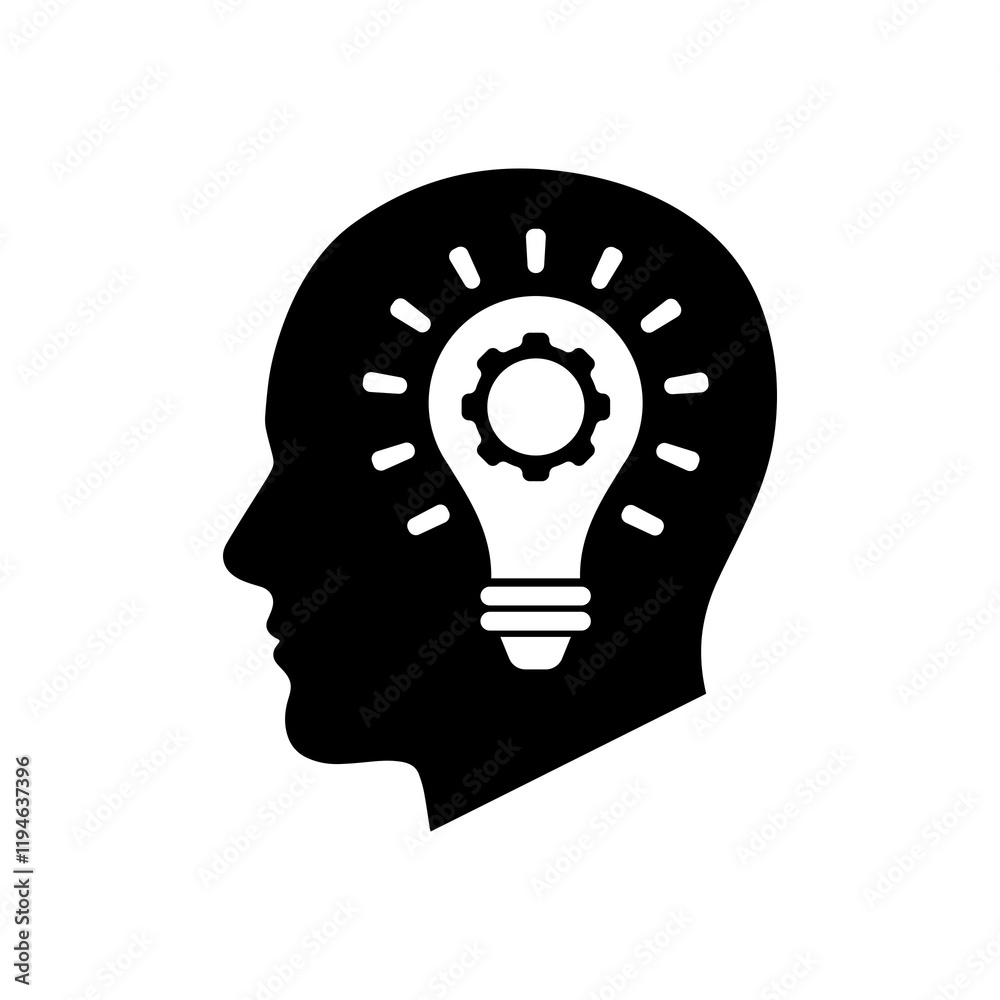 Creative Solution Icon on transparent background Creative Solution Icon on transparent background