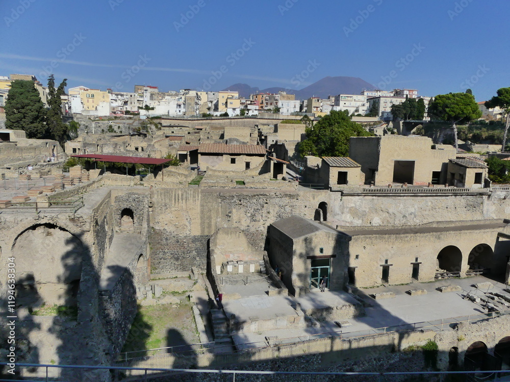 Fototapeta premium Herculanum Archeological site Napoli Italia 