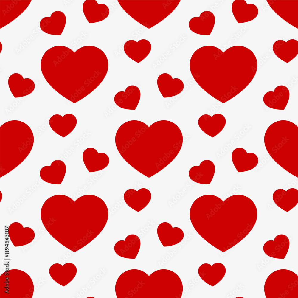 Seamless pattern with hearts, Valentine pattern Seamless pattern with hearts, Valentine pattern