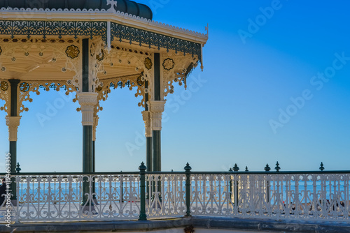 UK, Brightom, 1.11.2025: Brighton Beach Bandstand. Brighton & Hove's historic seafront bandstand re-opened in summer 2009