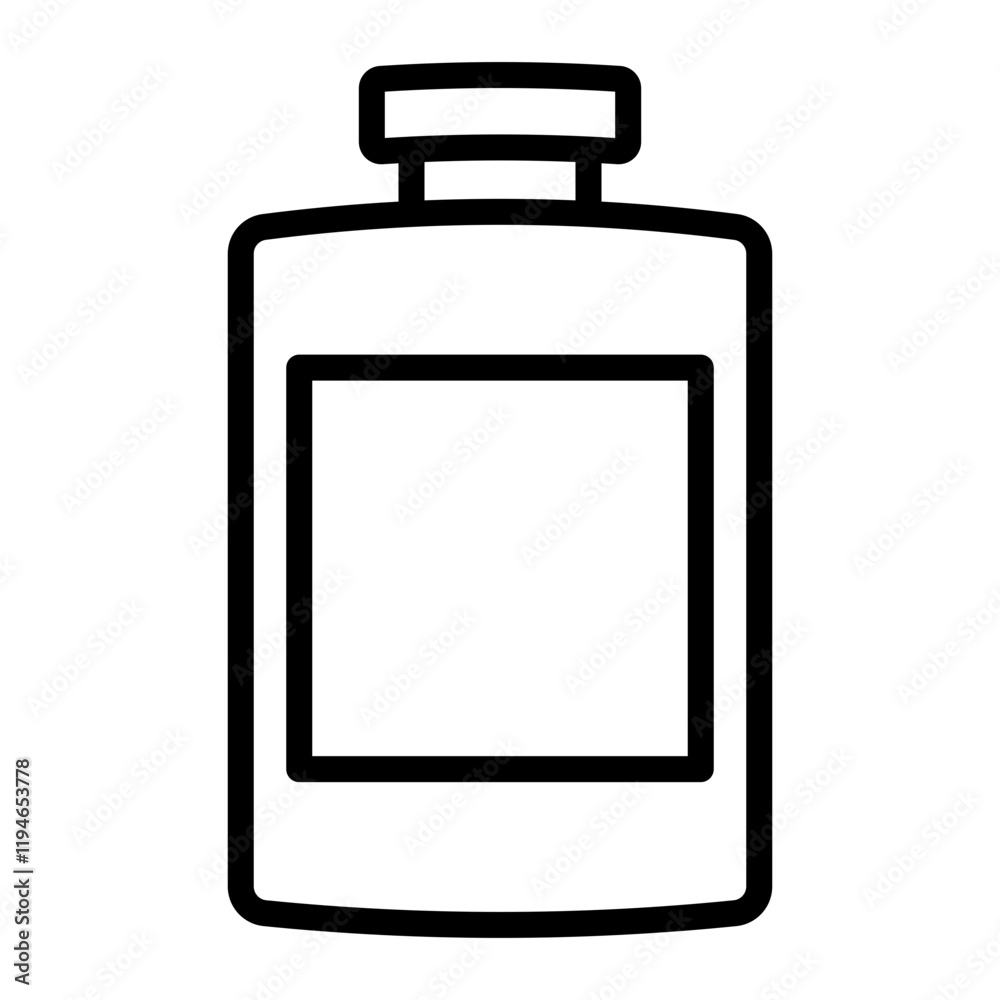 Powder Vector Line Icon Design Powder Vector Line Icon Design