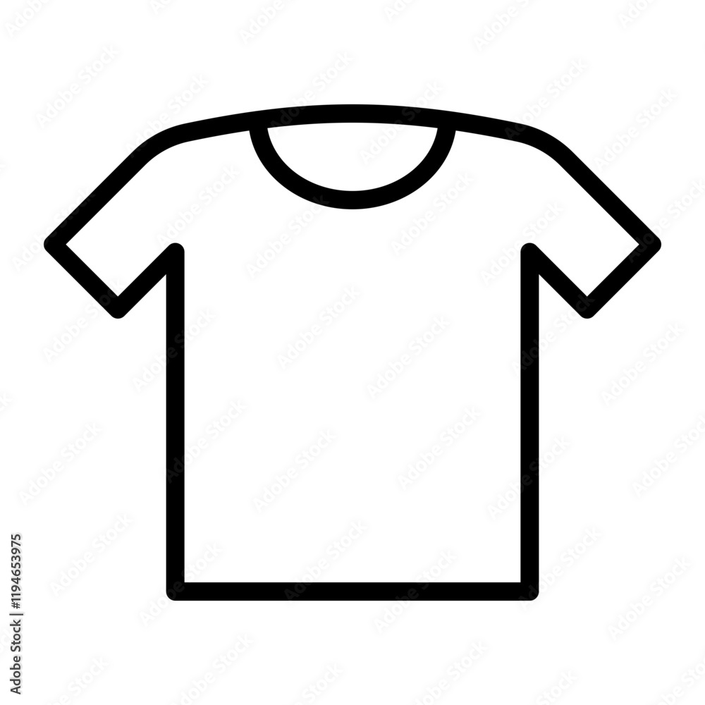 Cloth Vector Line Icon Design Cloth Vector Line Icon Design