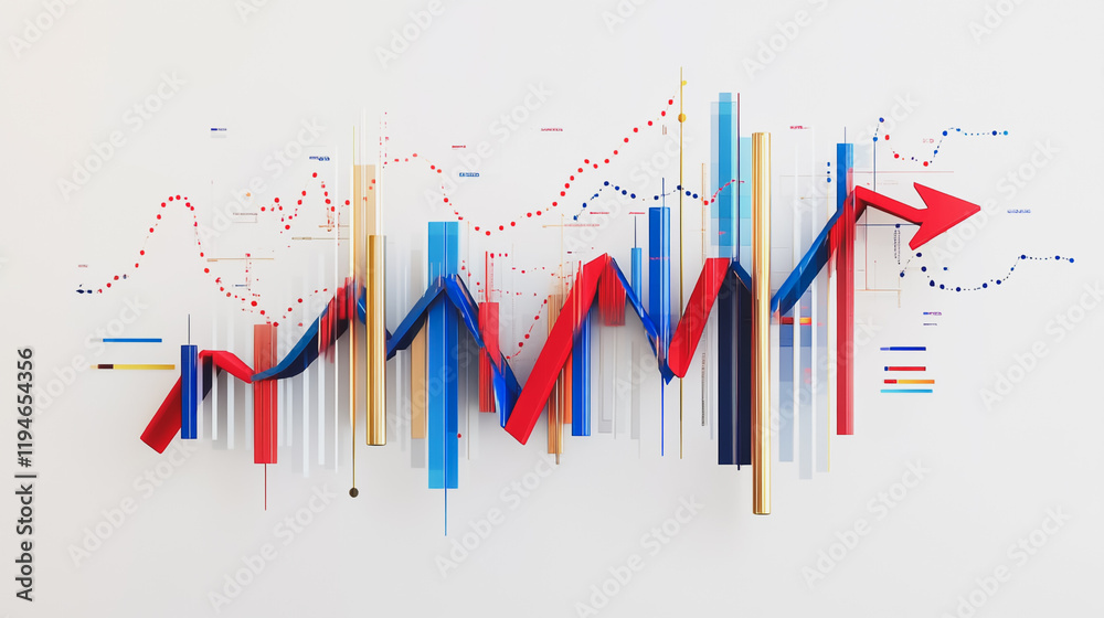 Abstract white background with Colorful charts and graphs with statistics to innovative analyze business potential and forecast future development of companies growth. Abstract white background with Colorful charts and graphs with statistics to innovative analyze business potential and forecast future development of companies growth.