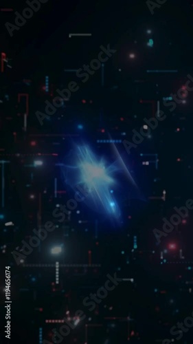 abstract blue technology background