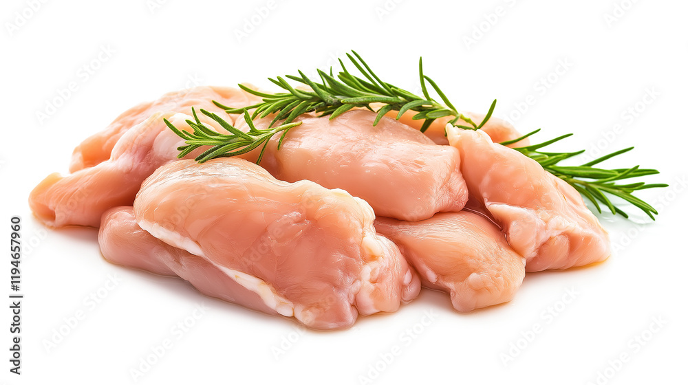 chicken isolated on a white background chicken isolated on a white background