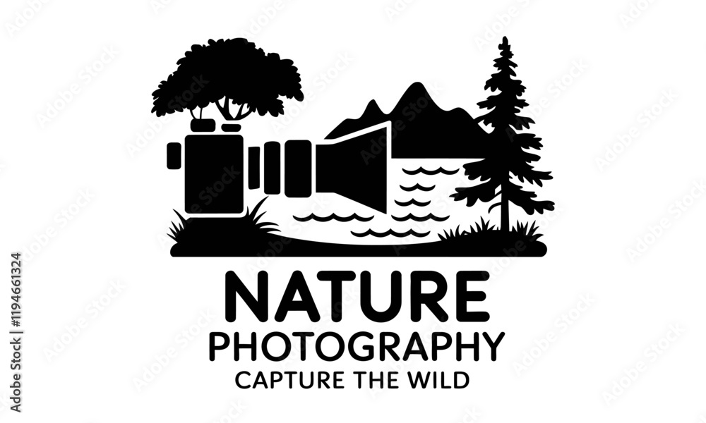 Fototapeta premium Nature Ocean travel vector clipart