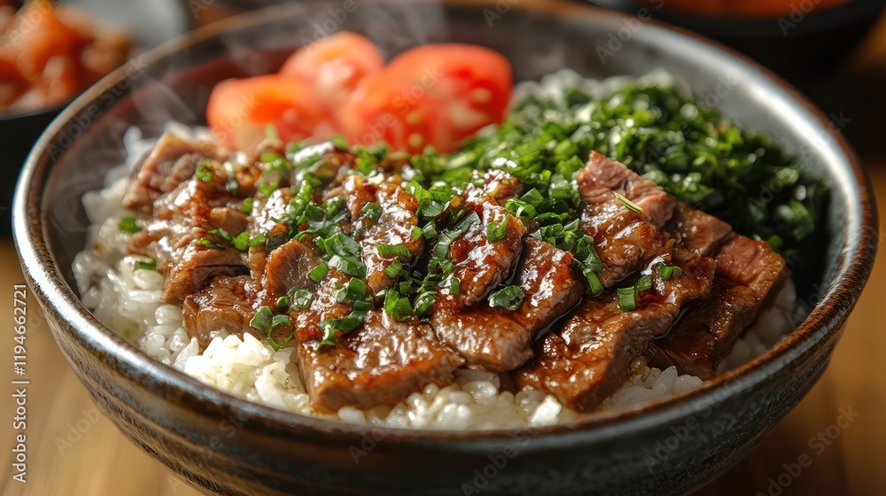 Delicious Beef Bowl: Savory Japanese Cuisine