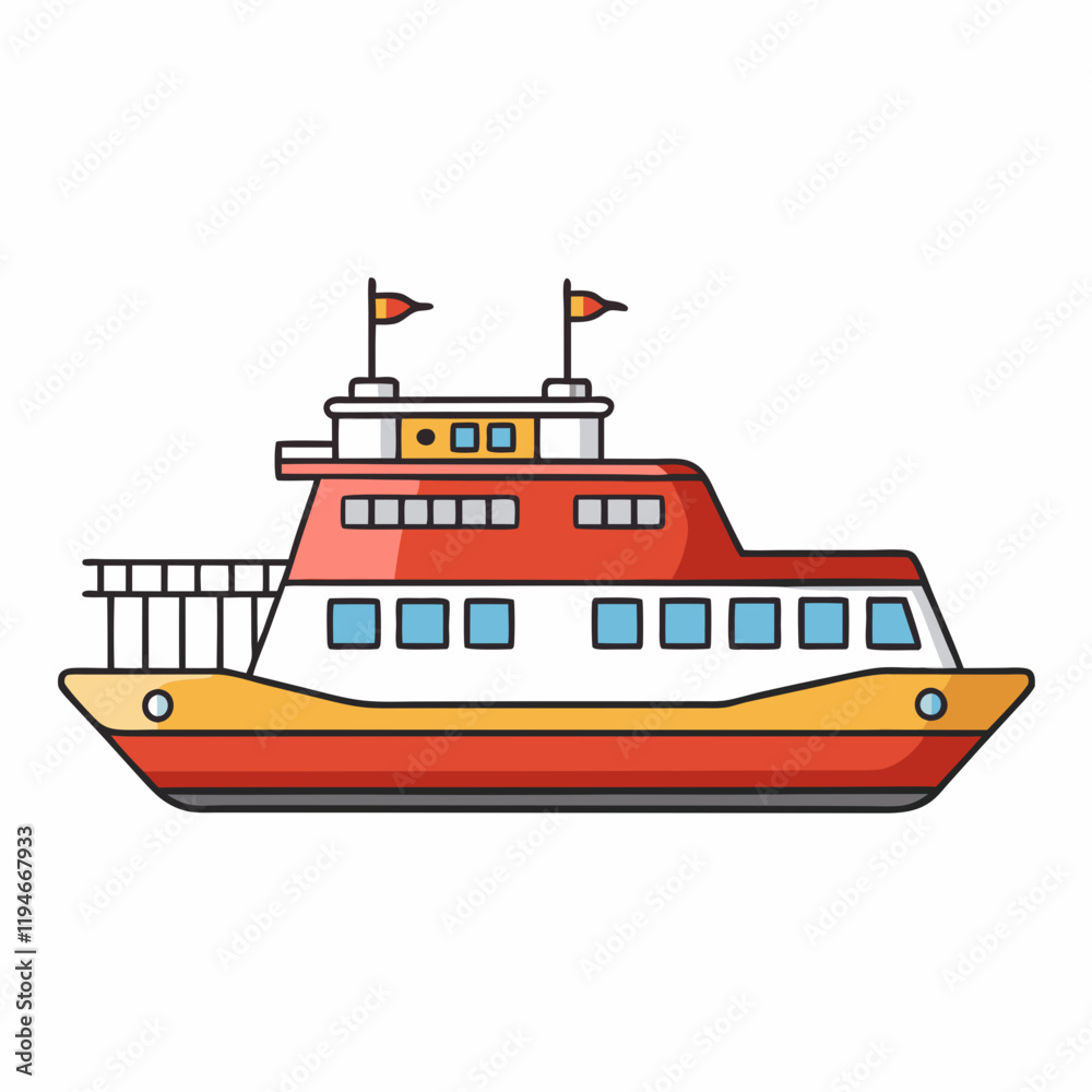 illustration of a ferrie illustration of a ferrie