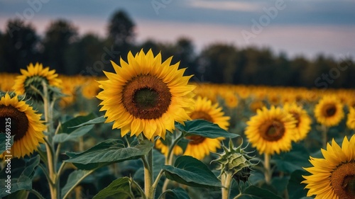 field of sunflowers