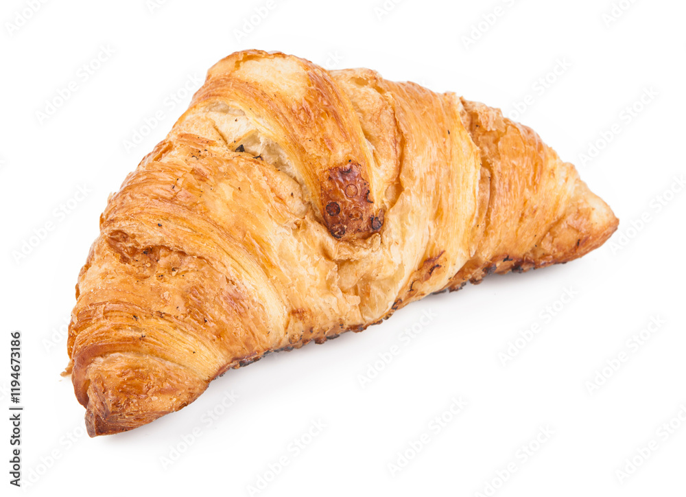 A croissant is a French pastry made from puff pastry in a crescent shape. A croissant is a French pastry made from puff pastry in a crescent shape.
