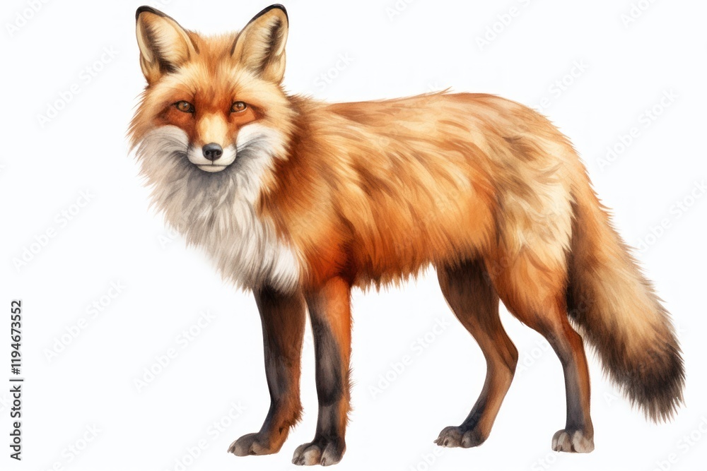 Fototapeta premium Fox wildlife mammal animal.