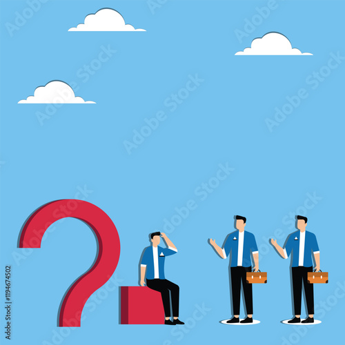 Blame and Complain, Criticism and Anger, Majority Isolates One, Office Politics, Three Businessmen Accuse and Isolate a Companion