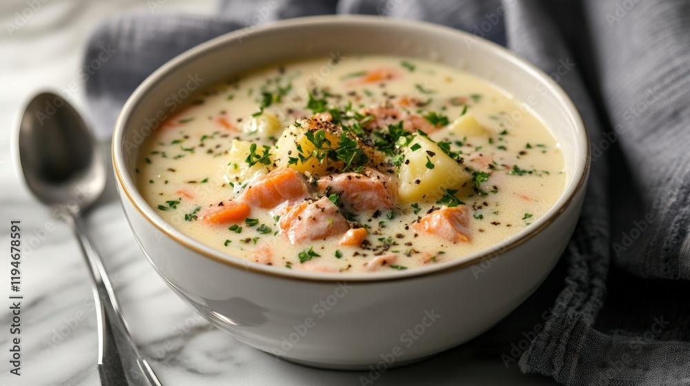 Creamy Salmon Soup Recipe: A Delicious and Hearty Meal Creamy Salmon Soup Recipe: A Delicious and Hearty Meal