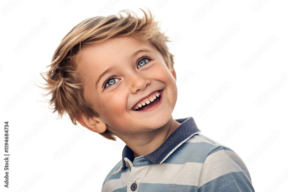Happy little child smiling and laughing, isolated on transparent background Happy little child smiling and laughing, isolated on transparent background