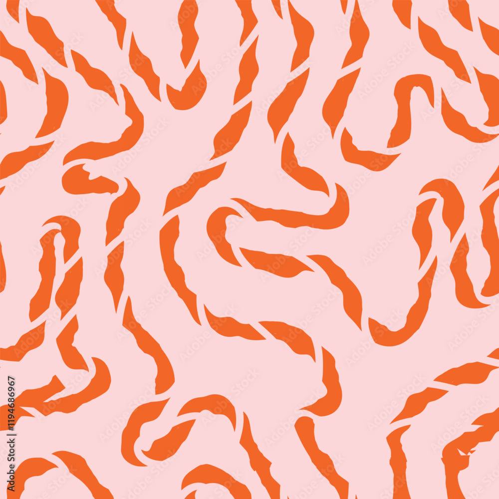 Seamless abstract pattern with squiggles and scribbles. Weaved curved lines. Chaotic ink scribbles decorative texture. Messy doodles, wavy and curly lines. Seamless abstract pattern with squiggles and scribbles. Weaved curved lines. Chaotic ink scribbles decorative texture. Messy doodles, wavy and curly lines.