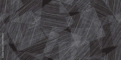 Stylish shapes background. Seamless pattern.Vector.
スタイリッシュな形のイラストパターン　背景素材