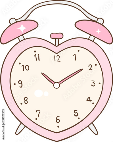 Heart Shape Clock