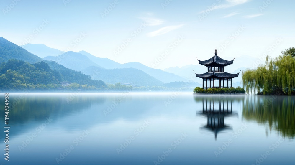Serene Lake Pavilion Serene Lake Pavilion