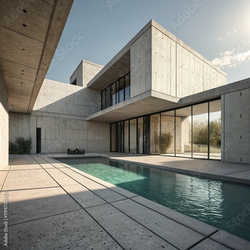 Modern Geometric Architectural Mockups for Unique Design Showcases photo