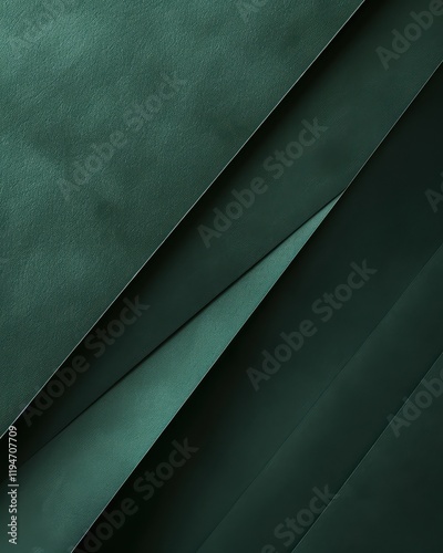 Elegant Dark Green Paper Texture Mockup for Branding and Design photo