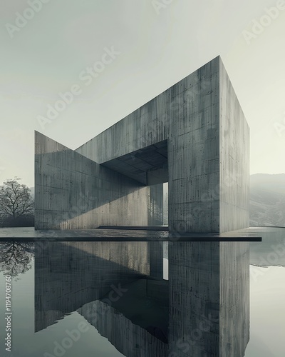 Modern Geometric Architectural Mockups for Unique Design Showcases photo