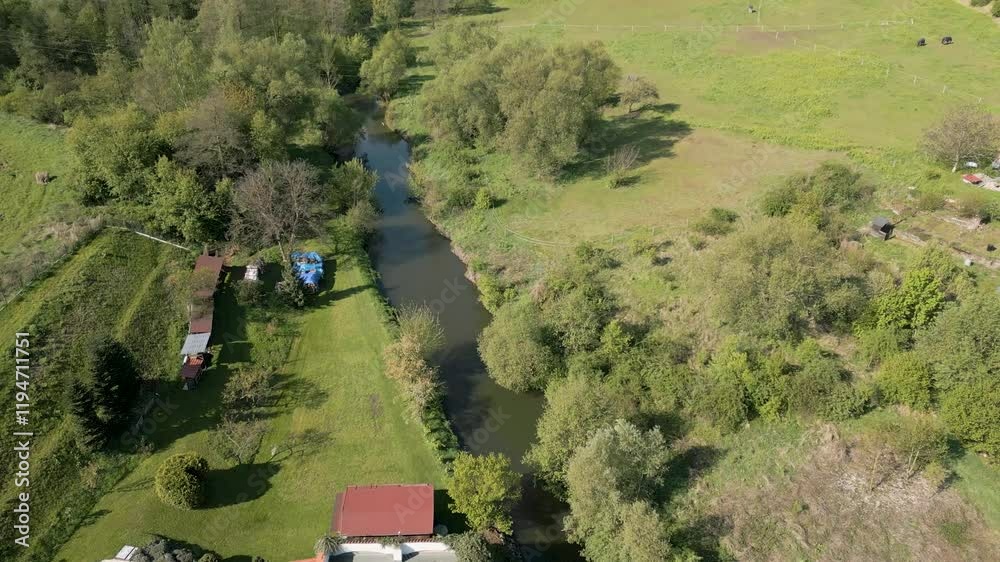 Ohře Ohre river countryside land near Teplice, Czechia Ohře Ohre river countryside land near Teplice, Czechia