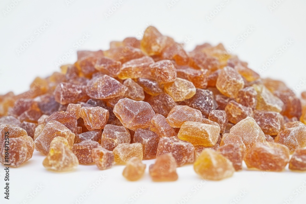 A colorful arrangement of sugared candies on a clean white surface A colorful arrangement of sugared candies on a clean white surface
