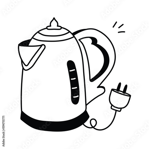 A tea kettle icon representing a vessel used to boil water for brewing tea or other beverages