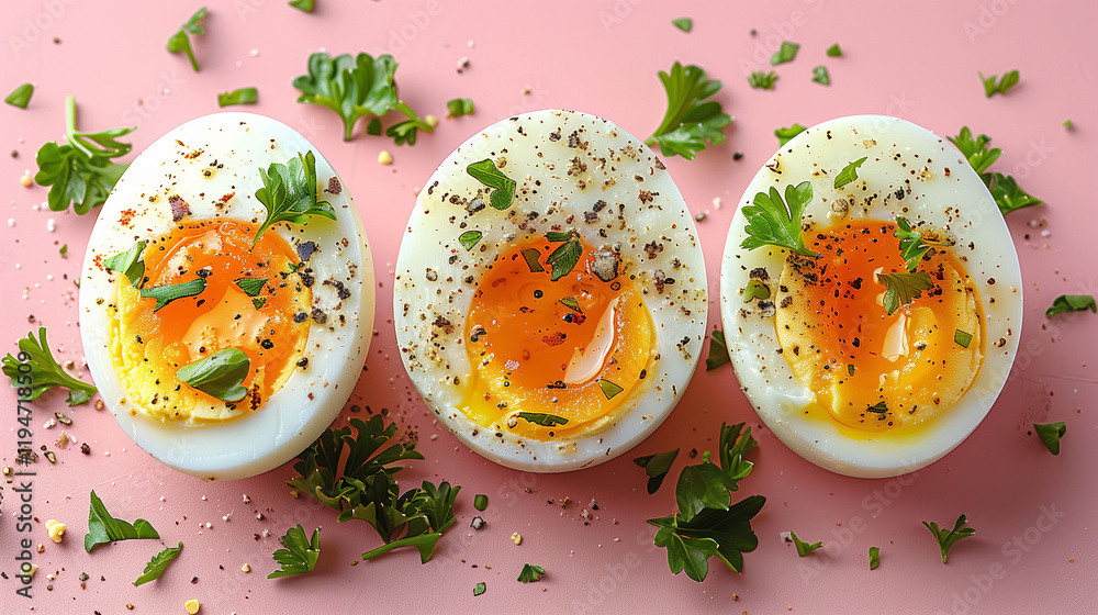 Soft-Boiled Eggs with Parsley and Pepper Soft-Boiled Eggs with Parsley and Pepper