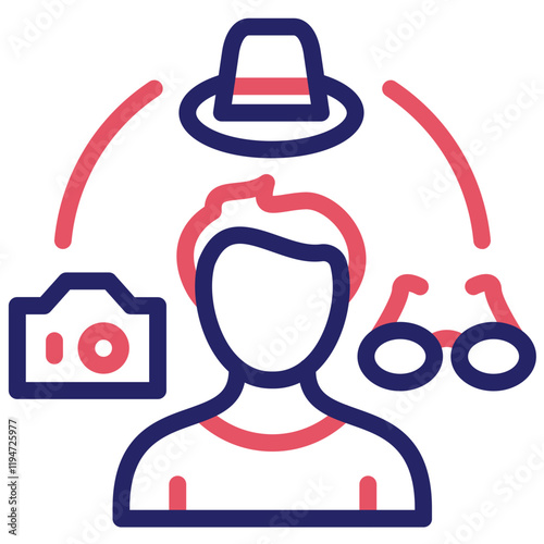Hipster Lifestyle vector icon illustration of Lifestyles iconset.