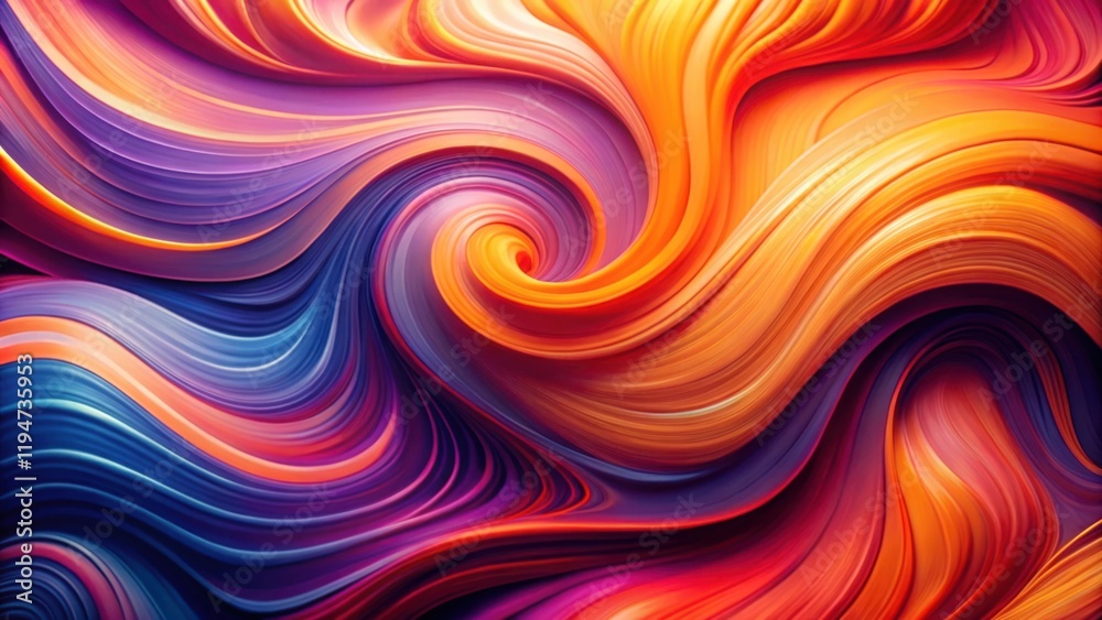 Fototapeta premium Abstract Swirling Vibrant Hues A Dynamic Composition of Color and Motion
