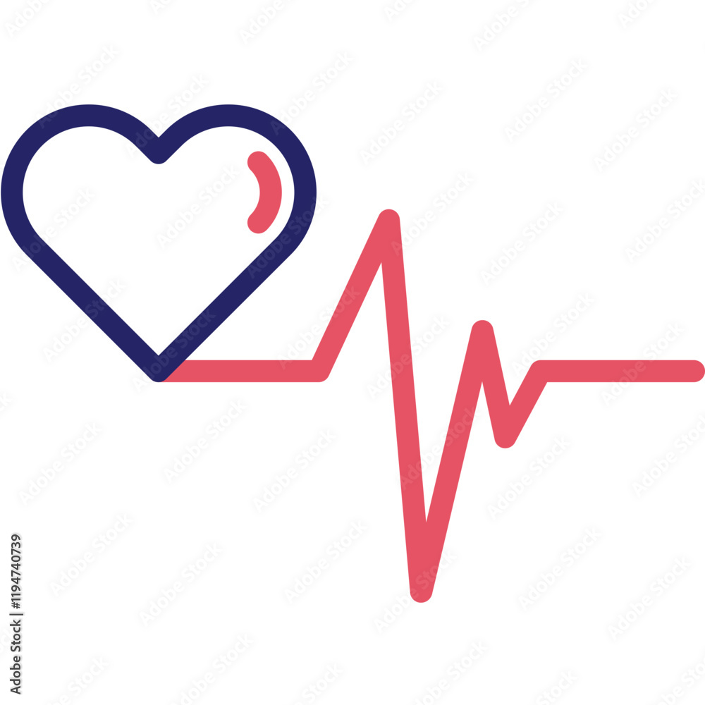 Heart Rate vector icon illustration of Pilates iconset. Heart Rate vector icon illustration of Pilates iconset.