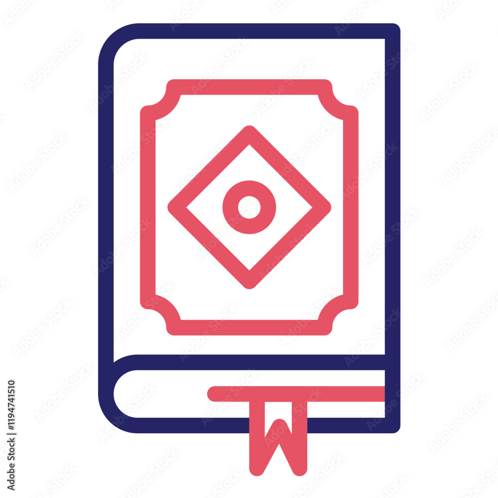Quran vector icon illustration of Hajj Pilgrimage iconset. Quran vector icon illustration of Hajj Pilgrimage iconset.