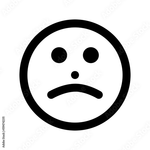 sad icon photo