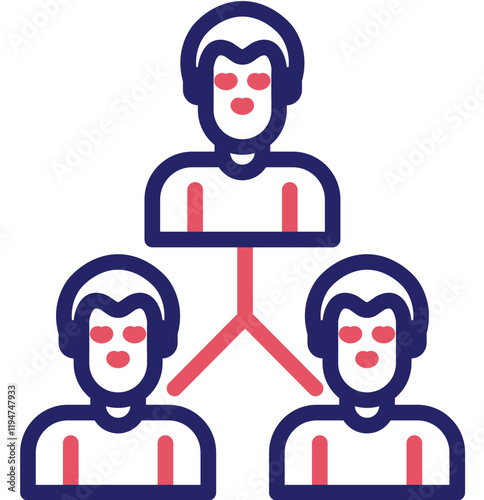 Harmonization vector icon illustration of Business Analytics iconset.