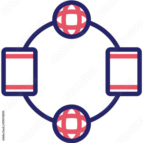 Network Connectivity vector icon illustration of Networking iconset.