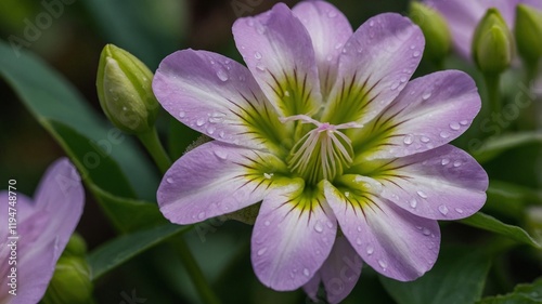 purple and yellow flower