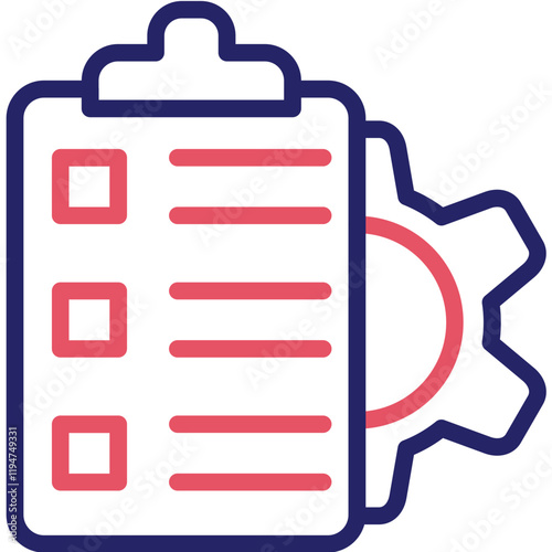 Goal Setting vector icon illustration of Leadership iconset.
