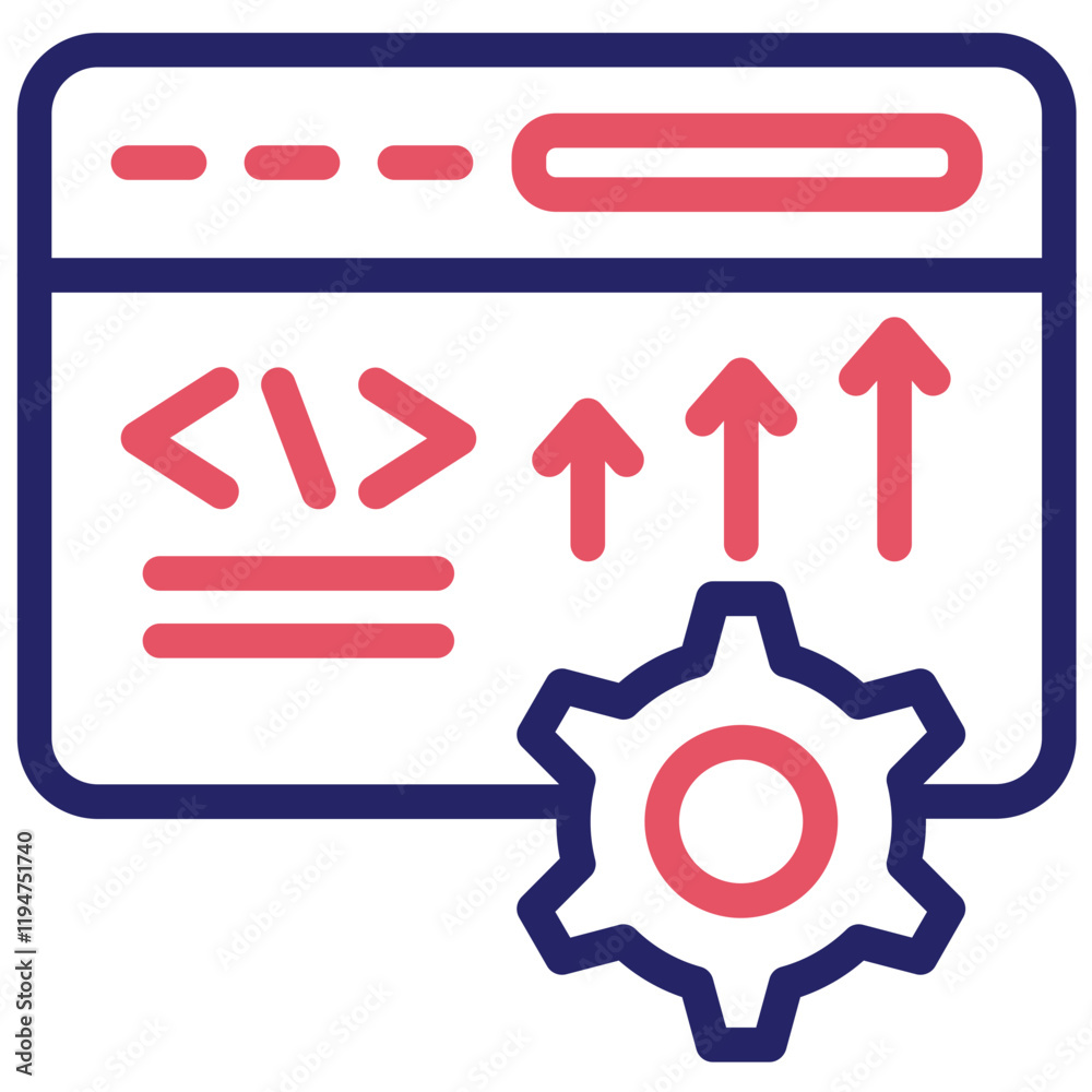 Improvement vector icon illustration of No Code iconset. Improvement vector icon illustration of No Code iconset.