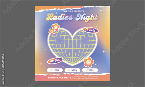 Night Party Socials Media