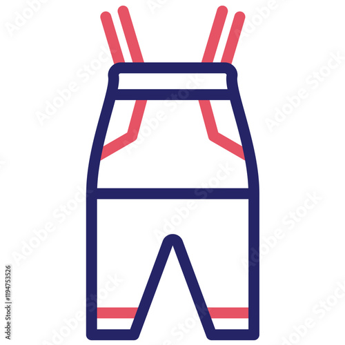 Waders vector icon illustration of Fishing iconset.