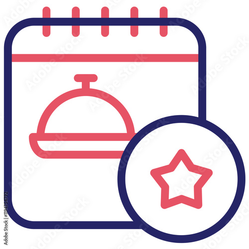 Today's Special vector icon illustration of Street Food iconset.