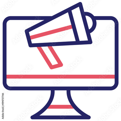 Online Marketing vector icon illustration of Gig Economy iconset.