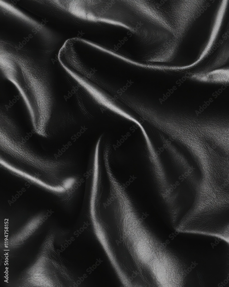 Luxurious Black Leather Texture Featuring Soft Wrinkles and Shiny Finish Ideal for Fashion, Interior Design, and Elegant Backgrounds in Various Applications Luxurious Black Leather Texture Featuring Soft Wrinkles and Shiny Finish Ideal for Fashion, Interior Design, and Elegant Backgrounds in Various Applications