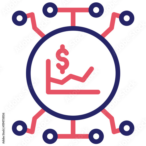 Digitalization vector icon illustration of Gig Economy iconset.