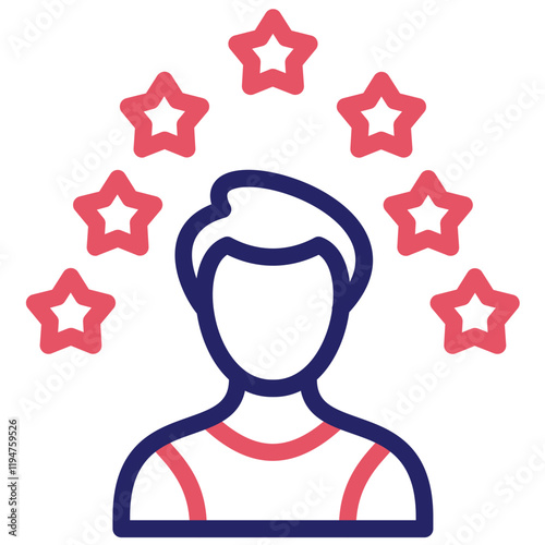 Different Experiences vector icon illustration of Generation Gap iconset.
