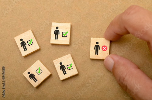 Selection Process: Evaluating and Choosing Individuals While Others Face Rejection