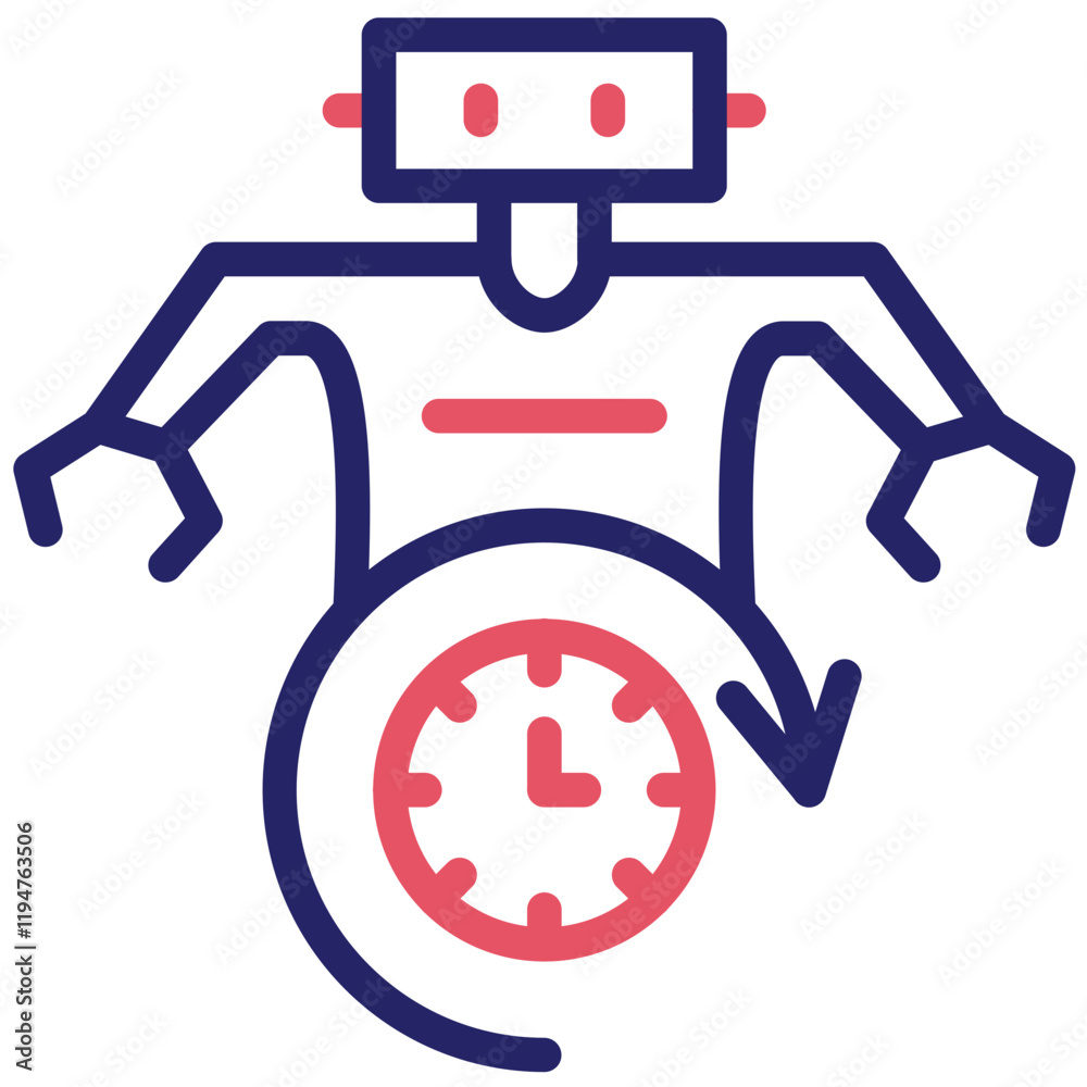 Future vector icon illustration of Robotics iconset. Future vector icon illustration of Robotics iconset.