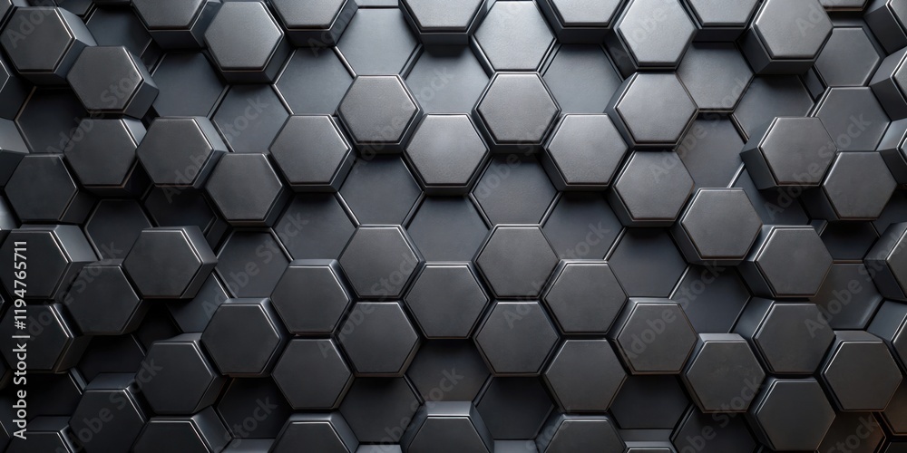 Abstract Dark Grey Hexagonal Pattern Background Texture Abstract Dark Grey Hexagonal Pattern Background Texture
